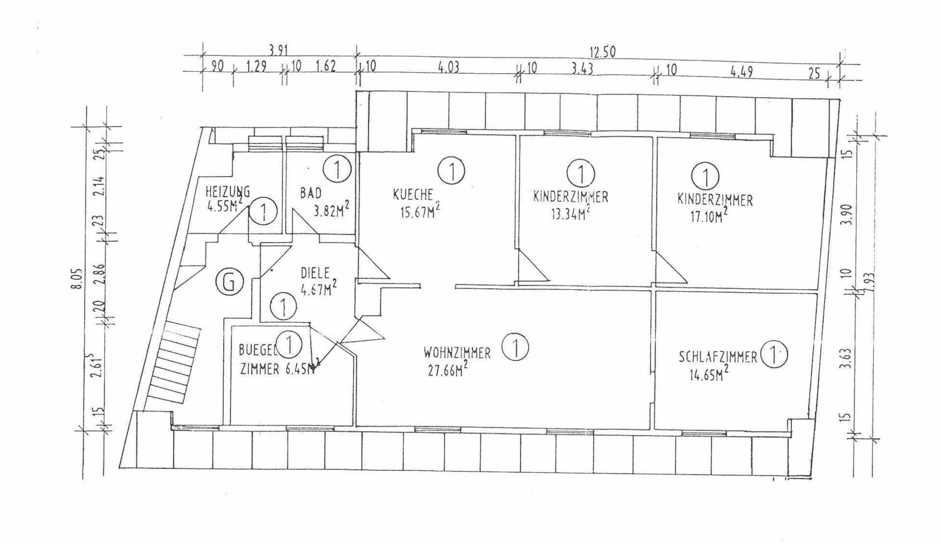 Altbau Dachgeschoß-Eigentumswohnung, für junge Leute zum Selbstausbau - VERKAUFT - in Weinheim