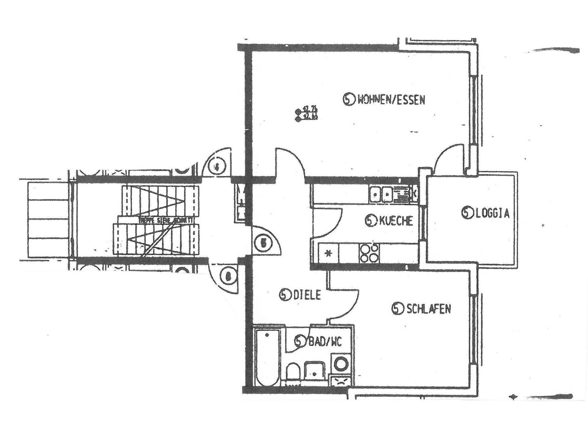 Helles 2 Zimmer Appartement in Weinheims- Nordstadt mit hervorragender Anbindung an den ÖNPV -VERKAUFT- in Weinheim